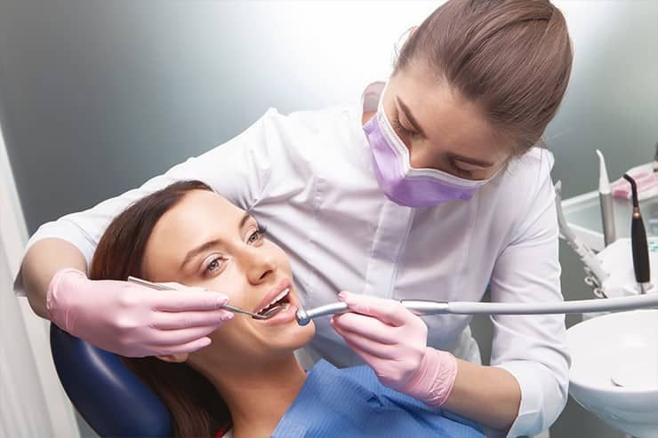 Cosmetic dental examination for a brighter smile